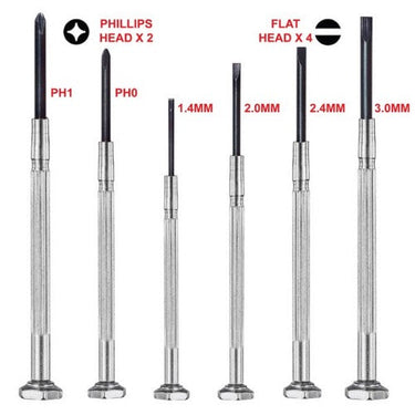Icky Sticky 550121 6pc Precision Screw Driver Set